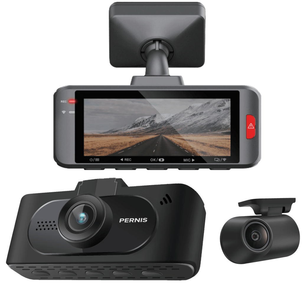 Experience unparalleled clarity and reliability with the Pernis DS315WG + RC-E11 dash cam. Featuring a True Native 4K front camera and a 1080P HDR rear camera, both equipped with Sony STARVIS sensors, this dual-channel system ensures crisp, detailed footage in all lighting conditions. With built-in GPS, Wi-Fi connectivity via the MyCAM app, a 3.16″ LCD screen, and a supercapacitor for enhanced durability, it's designed for both everyday drivers and fleet professionals seeking top-tier performance and peace of mind.