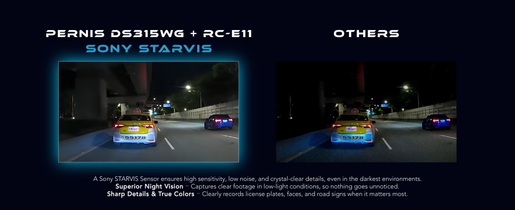 DS315WG + RC-E11 Car Dash Cam