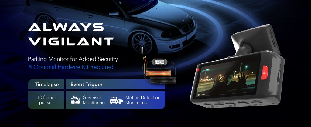 DS315WG + RC-E11 Car Dash Cam