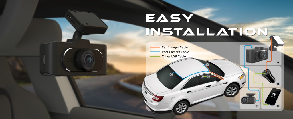 DS315WG + RC-E11 Car Dash Cam