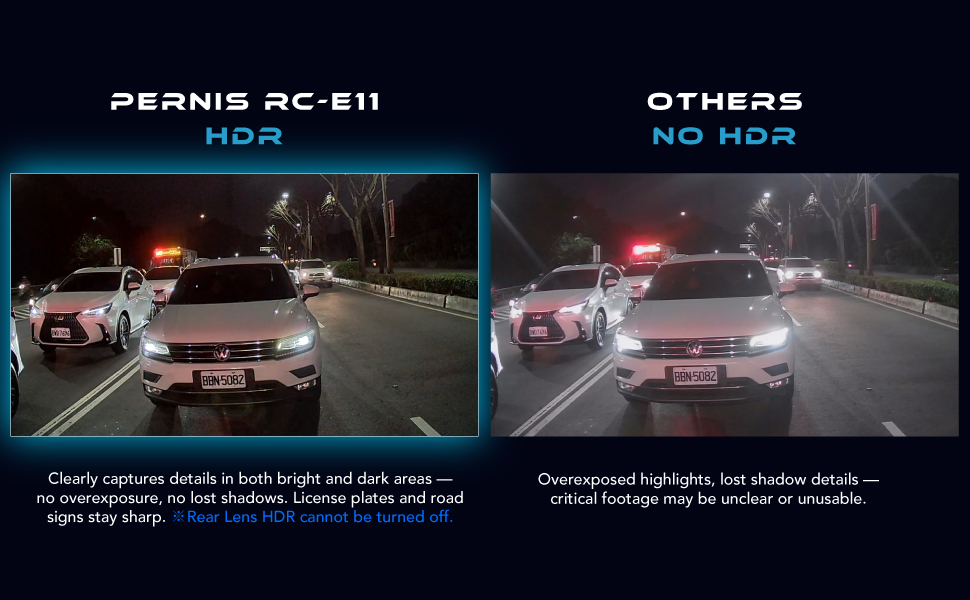 DS315WG + RC-E11 Car Dash Cam